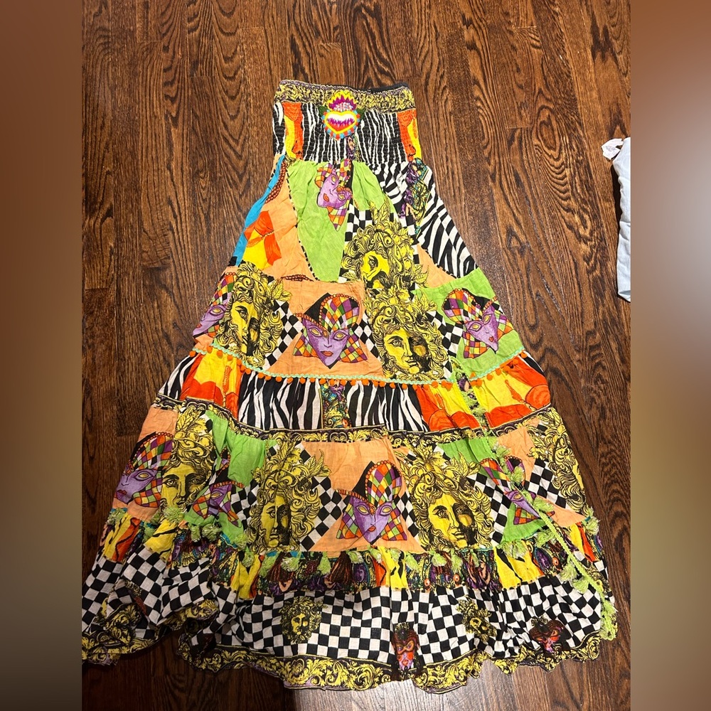 Long colorful summer dress